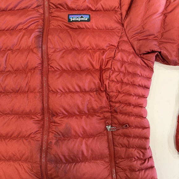 Patagonia Women’s Down Sweater Jacket Potters Red Small - Picture 9 of 12